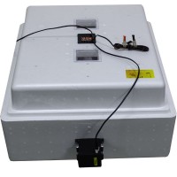 Инкубатор с цифровым терморегулятором 104 яйца автопереворот 12В